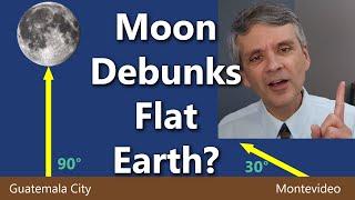 Appearance Of Moon Debunks Flat Earth With A 30-60-90 Triangle