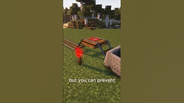 Day 21 of explaining every #minecraft #redstone item | Detector Rail #shaders #shorts #mc #tutorial