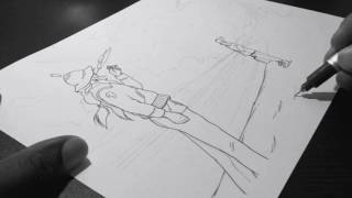 Day 272/365: Up in the Sky inking