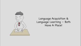 Language Acquisition  vs. Learning  | Second Language Theory | TESOL