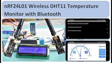 nRF24L01 Wireless Temperature Monitor with Bluetooth