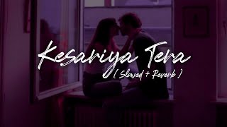 Kesariya [Slowed+Reverb] Lyrics - Arijit Singh | Brahmastra | happy-or-sad