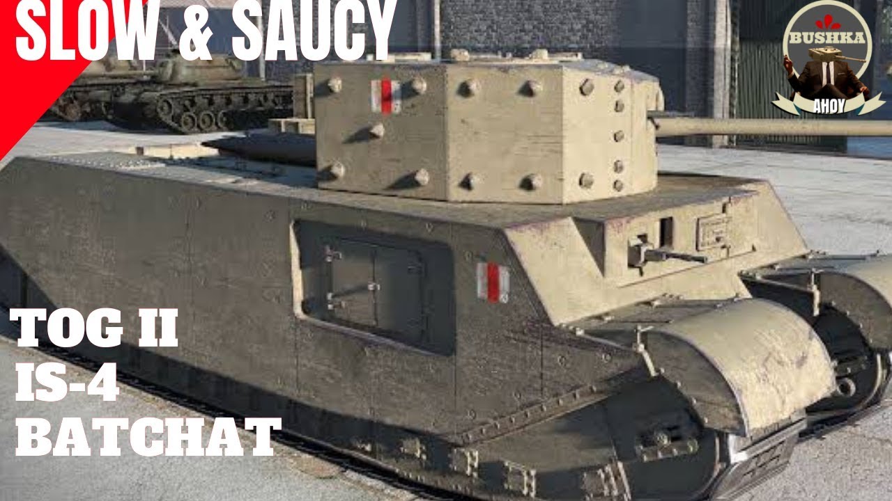 wotblitz TOG 2 - IS4 - Batchat Fun guns & tight buns World of Tanks Blitz
