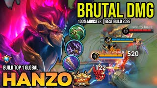 HANZO BEST BUILD 2026 | BUILD TOP 1 GLOBAL HANZO GAMEPLAY | MOBILE LEGENDS✓