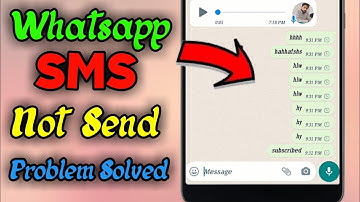 How to Fix Whatsapp Sms not Send Problem Solved || Whatsapp Massage Problem