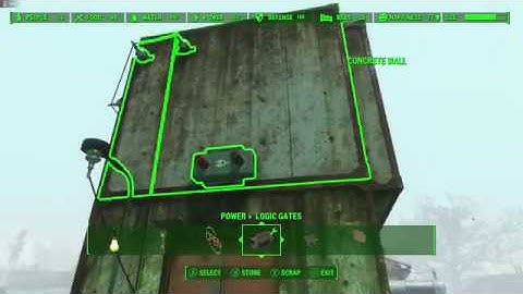 Fallout 4 XOR Logic Gate and Decontamination Arch