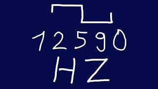 12590 hz square