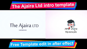 The Ajaira Ltd intro template free after effect logo template
