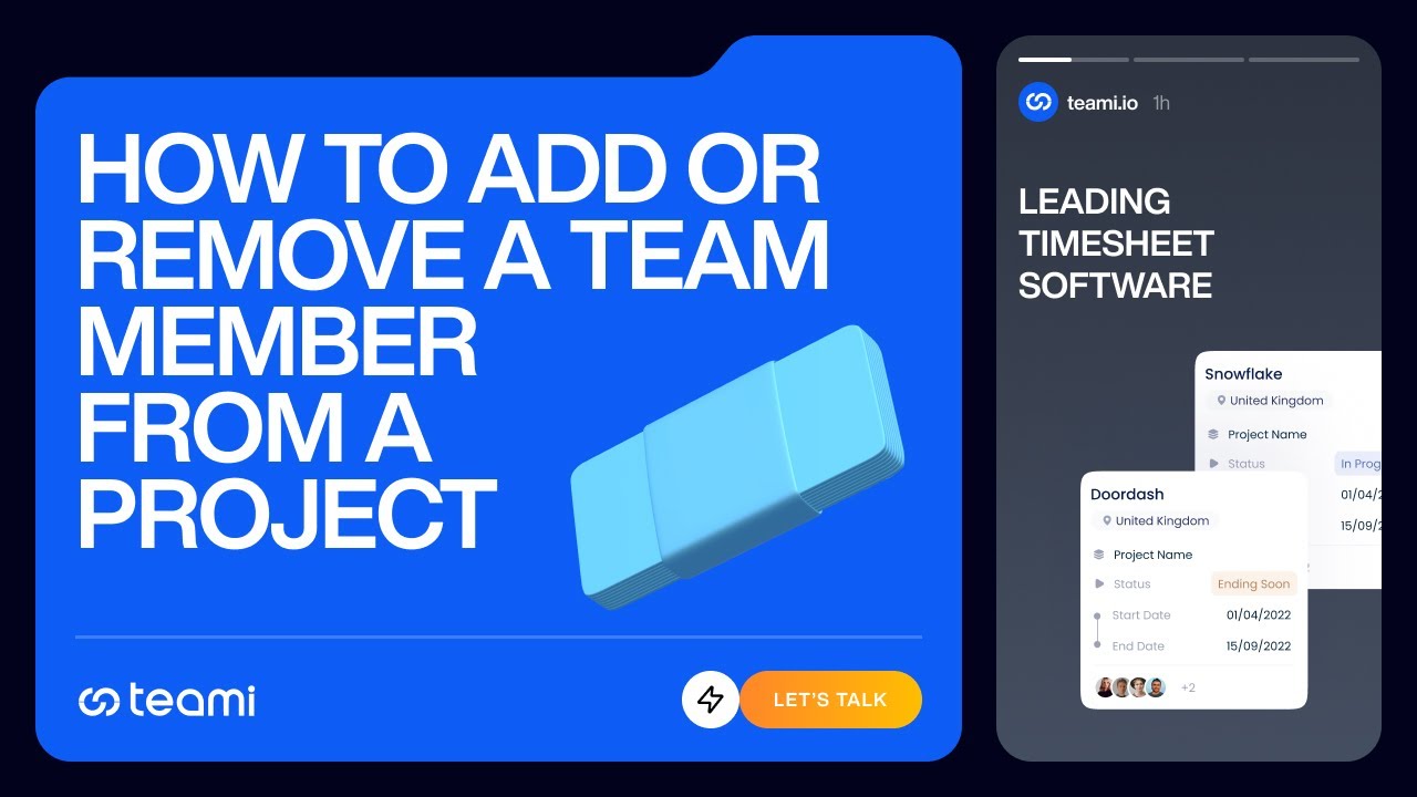 How to add or remove a team member from a project | Teami - YouTube