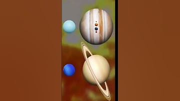 Size Comparison of the solar system #shortvideo #solarsystem