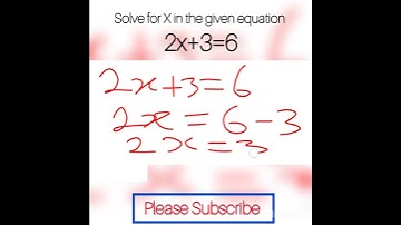 Algebra: find the missing variable.
