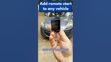 Add remote start to any vehicle. Compustar remote. #remotestart #compustar #automotive #car