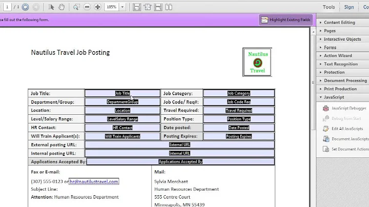 Acrobat XI Tutorial Debugging a Script