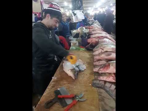 Рынок 2 рыбный отдел за 30 секунд чистить две рыбы