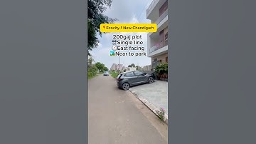 200gaj plot for sale singal lines east facing near to park Ecocity-1 New Chandigarh #newchandigarh