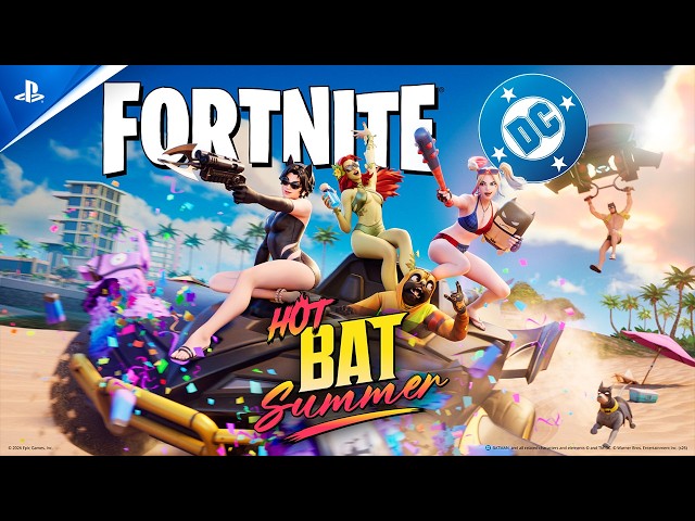 Fortnite - Welcome to Hot Bat Summer Gameplay Trailer | PS5 & PS4 Games