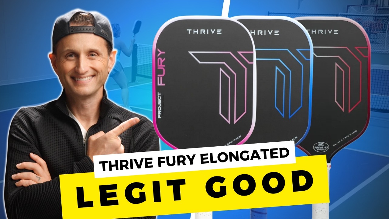 I Tested the Thrive FURY Pickleball Paddle - It's Legit