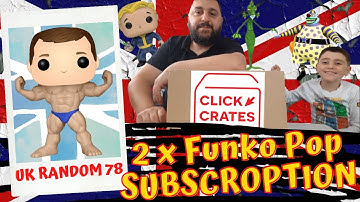 Click Crates Funko Pop Mystery Box Subscription