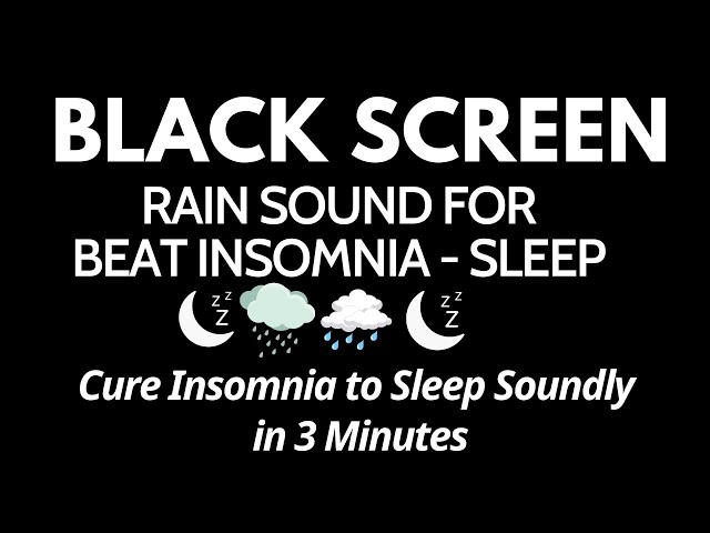 Cure Insomnia with Heavy Rain & Rigorous Thunder Sounds I 24 Hour Sleep Meditation | Rain For Relax class=