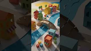 #PaperCity #TimeLapse #PaperCraft #CityBuilding #MiniCity #DIYCraft #CreativeArt #PaperArt