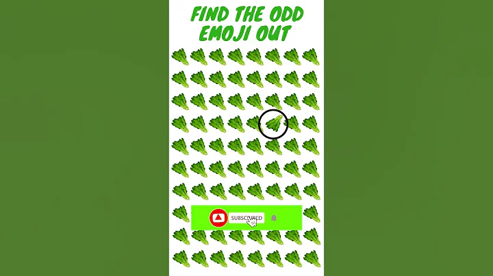 How Good Are Your Eyes ?#45 | Find The Odd Emoji Out | Find The Challenge | Spot The Difference
