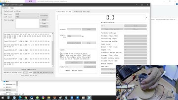 WG18A02 RS485 Modbus RTU Weight Sensor Electronic Scale Module For PLC Configuration Software