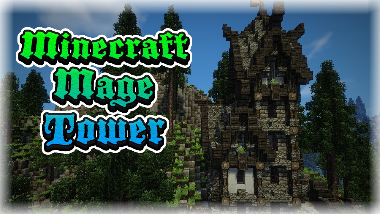 Minecraft Timelapse Tutorial - Medieval Mage Tower - YouTube