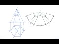 Drawing the Development of a Hexagonal Pyramid: Sectioning and Surface Analysis