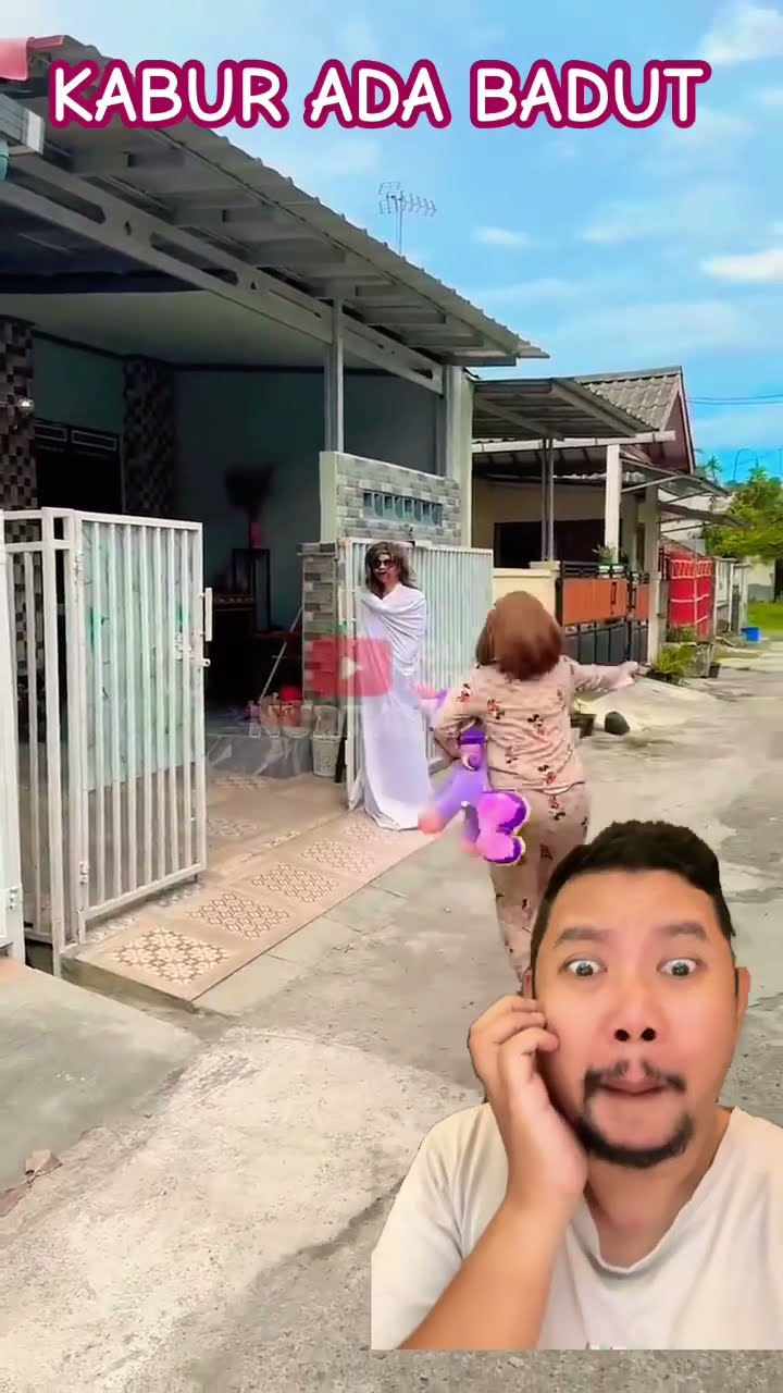 KABUR ADA BADUT!!!?? #funny #comedy #lucu #prank