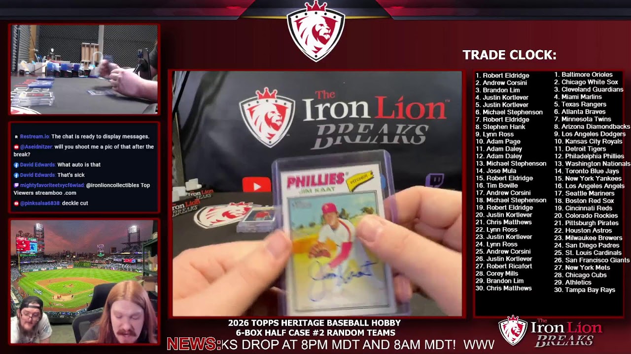 2026 Topps Heritage Baseball Hobby 6-Box Half Case #2 Random Teams