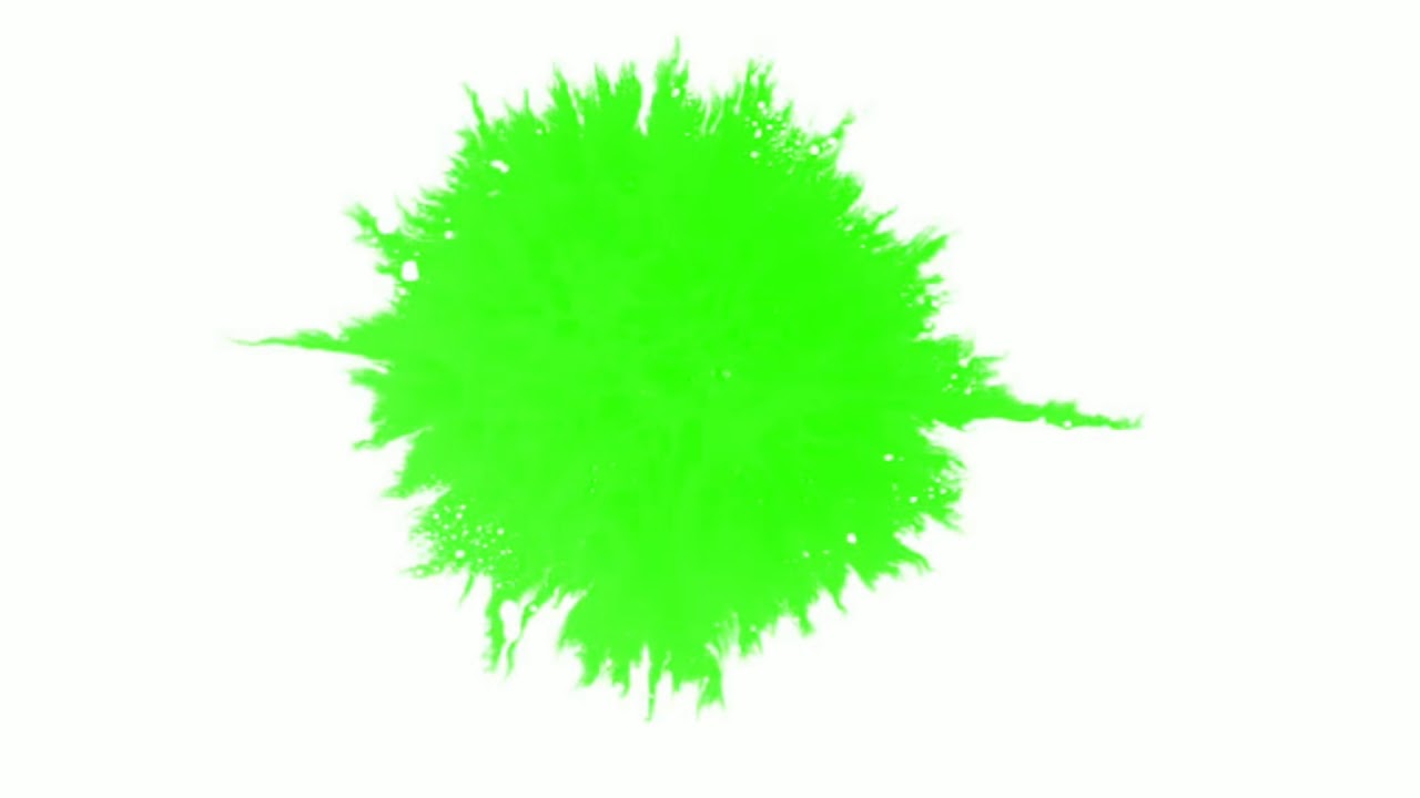 INK SPLATTER GREEN SCREEN ,VIDEO EFFECT , ink splatter green screen