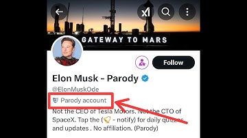 Add Parody account label on your Twitter / X account