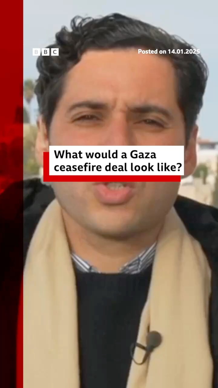 What would a Gaza ceasefire deal look like? #Israel #Gaza #BBCNews