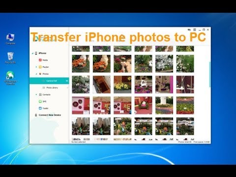 How to download iPhone photos to PC or Mac? - YouTube