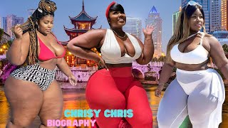 Chrisy Chris ✅ American Brand Ambassador | Plus Size Models | Curvy Fashion | Wiki, Age, Biography