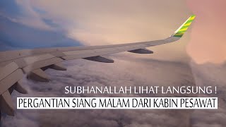 SUBHANALLAH ! BEGINI suasana dalam pesawat saat terbang