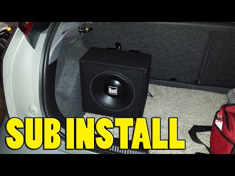 2003 Ford Focus Subwoofer Overview/Sound Demo