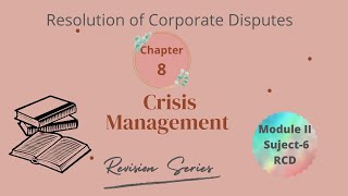 Chapter 8 Crisis Management n Risk & Liability Mitigation.