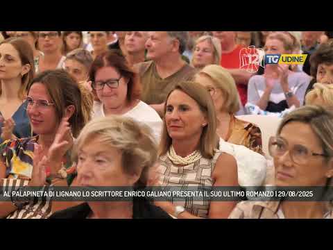 AL PALAPINETA DI LIGNANO LO SCRITTORE ENRICO GALIANO PRESENTA IL SUO ULTIMO ROMANZO | 29/08/2025