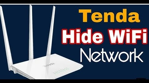 How to Hide Tenda WiFi Network Name easily? Disabling the SSID Broadcast. & How to connect Again.