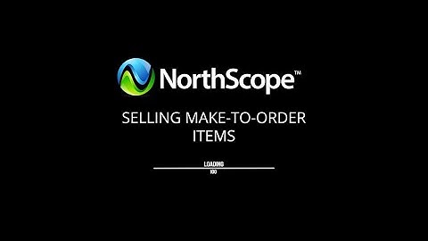 Selling Make To Order Items With NorthScope Food ERP Software