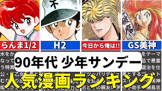 【少年サンデー】当時はヒット作だらけだった！！　90年代週刊少年サンデーの人気漫画ランキングTOP10