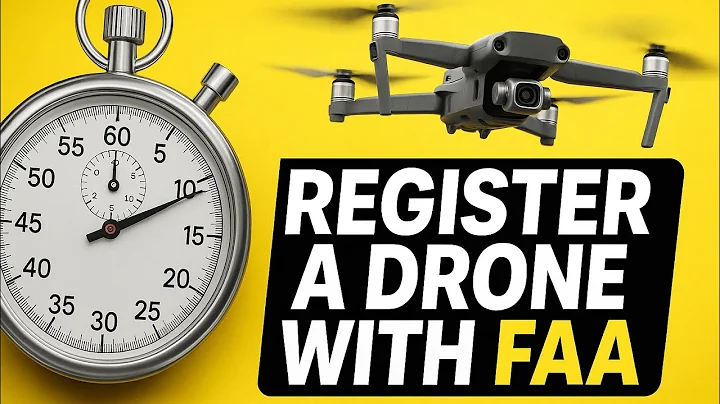 FASTEST Way To Register Your Drone with the FAA