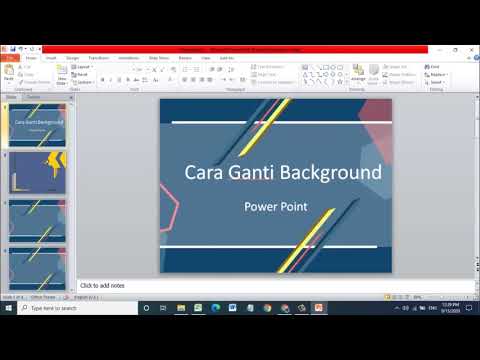 Video: Cara Membuat Latar Belakang Presentasi Di PowerPoint