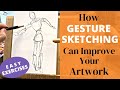 How GESTURE SKETCHING Can Improve Your Artwork - Beginner Friendly