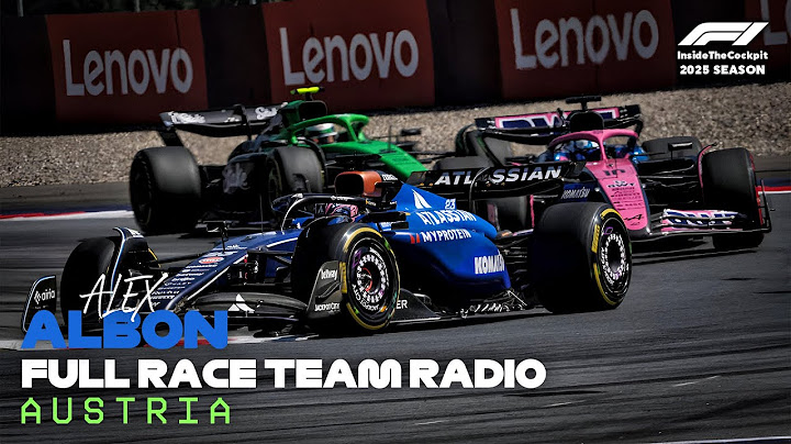 Alexander Albon Full Race Team Radio | 2025 Austrian Grand Prix