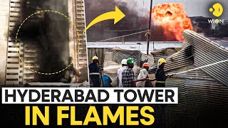 Hyderabad Building Fire Mive Fire Erupts At 52-Storey High-Rise In Hyderabad Originals