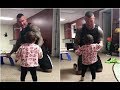 Randy Orton playing with his daughter before going to Smackdown