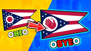 Renamed Flags of U.S. States | Flag Animation