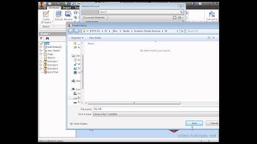 How to use the material library #1  AutoDesk Inventor Studio Tutorials